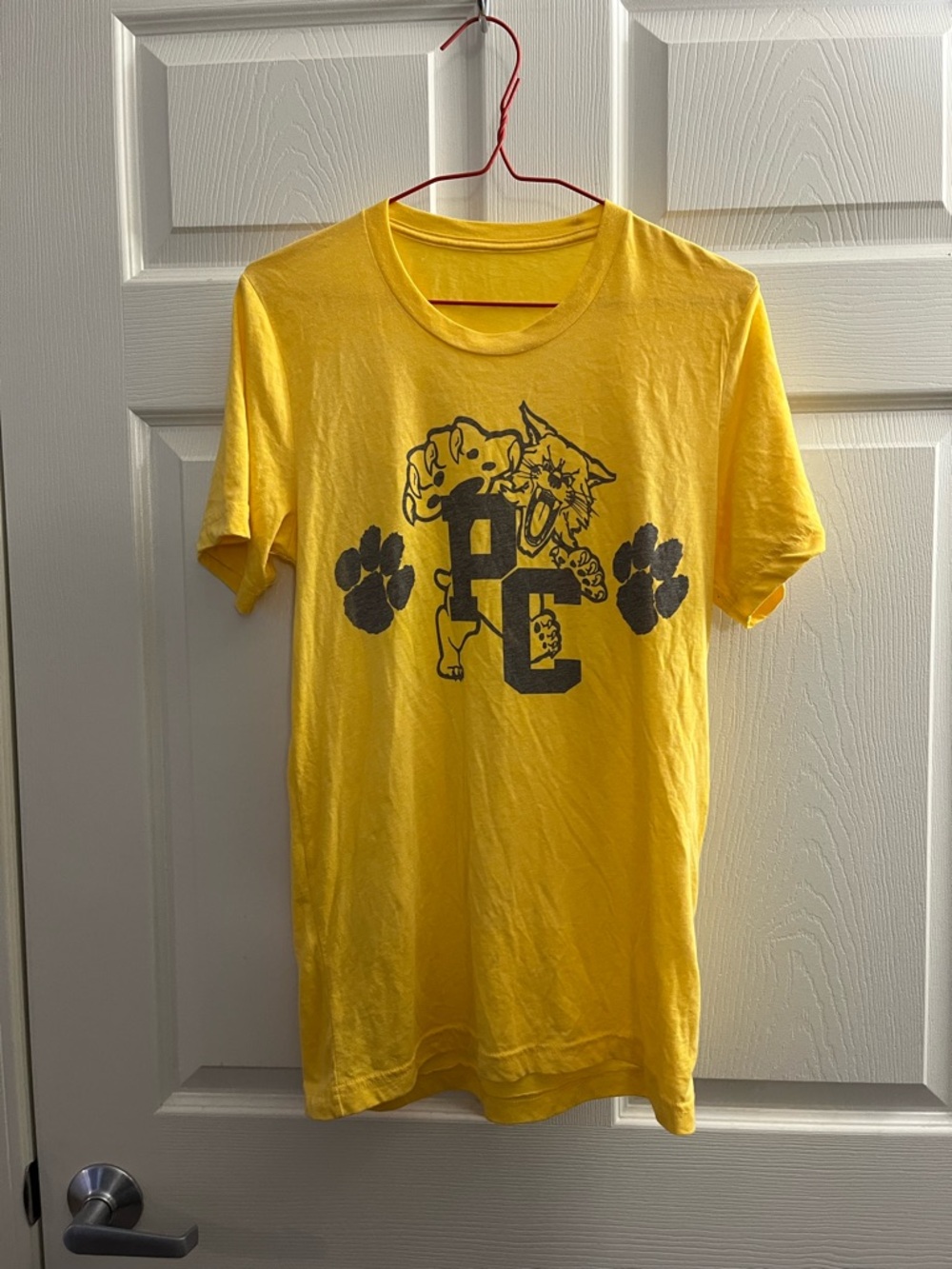Yellow Graphic Mascot Tee